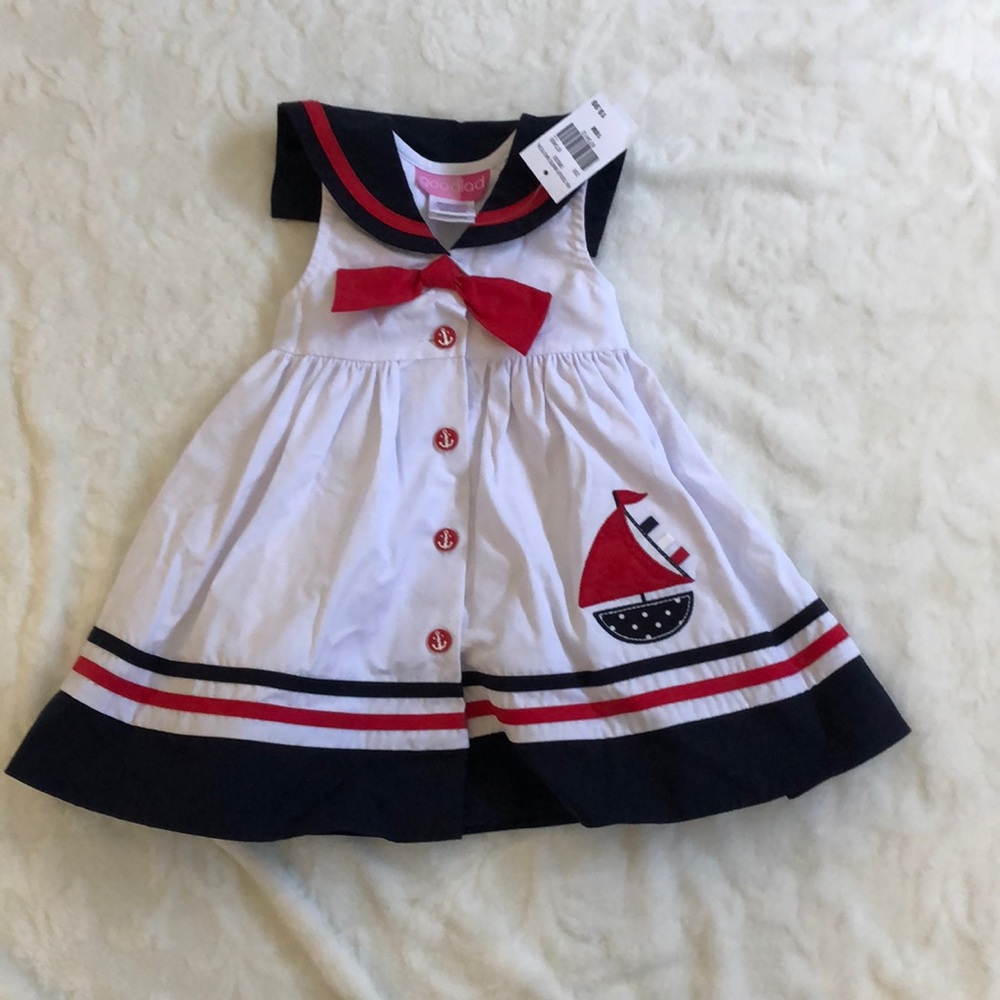 Brand new sailor dress with tag.